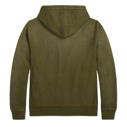 RRL By Ralph Lauren Garment-Dyed Fleece Hoodie Olive