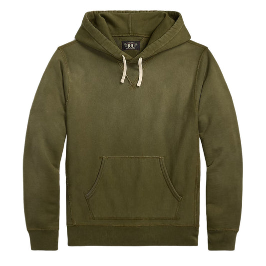 RRL By Ralph Lauren Garment-Dyed Fleece Hoodie Olive