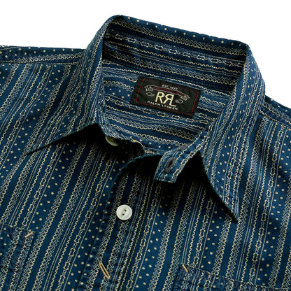 RRL By Ralph Lauren Indigo Print Workshirt Indigo