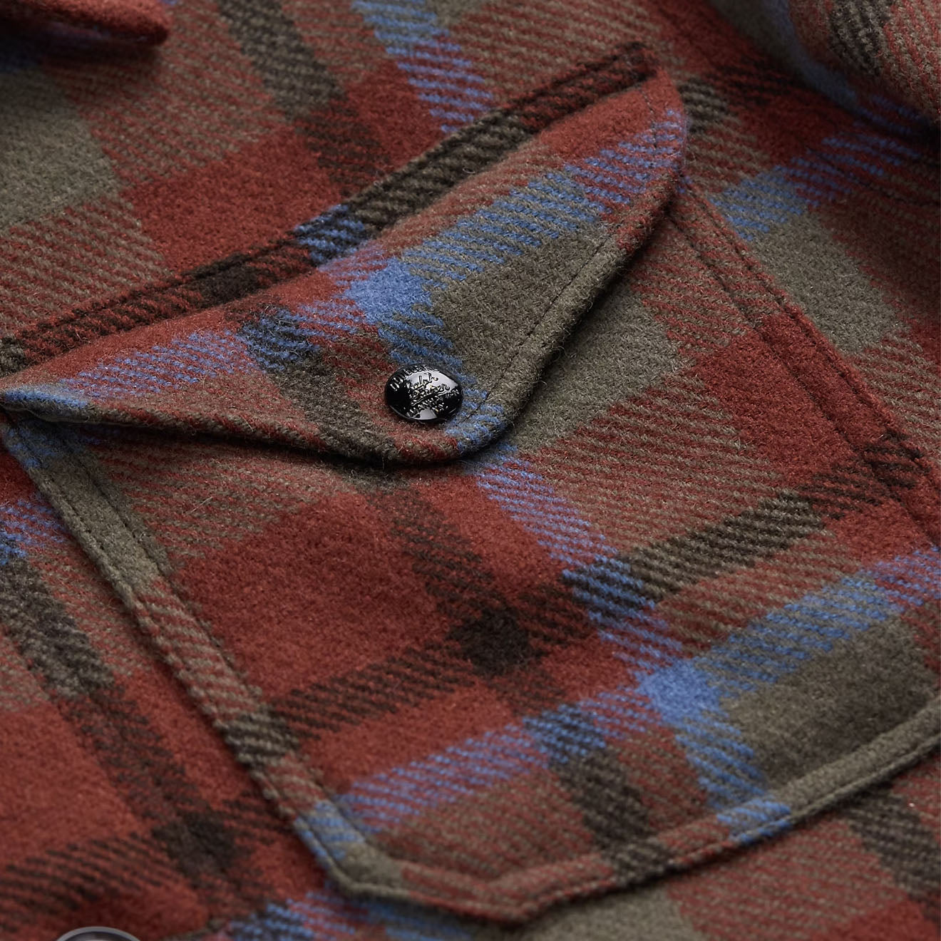 RRL By Ralph Lauren Plaid Wool Twill Shirt Jacket