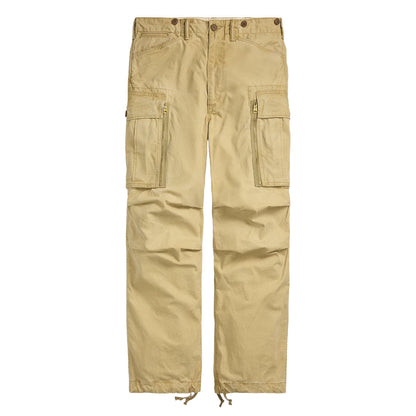 RRL By Ralph Lauren Ranger Poplin Cargo Trouser Faded Khaki