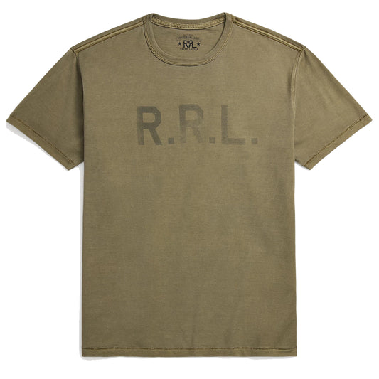 RRL By Ralph Lauren S/S Graphic T Shirt New Olive