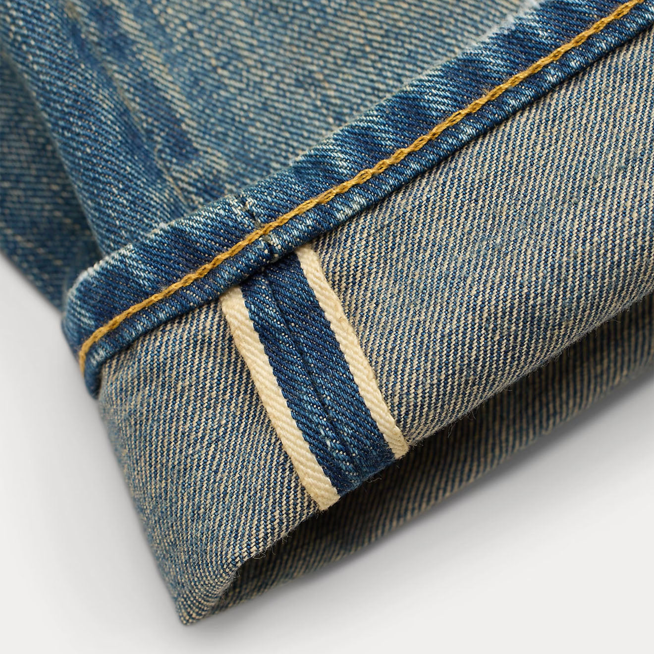 RRL By Ralph Lauren Straight Fit Milner Selvedge Jean Milner Wash