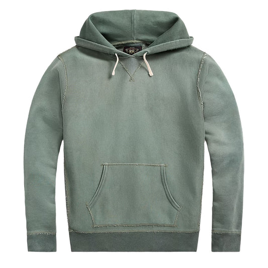 RRL by Ralph Lauren Garment-Dyed Fleece Hoodie Collegiate Green