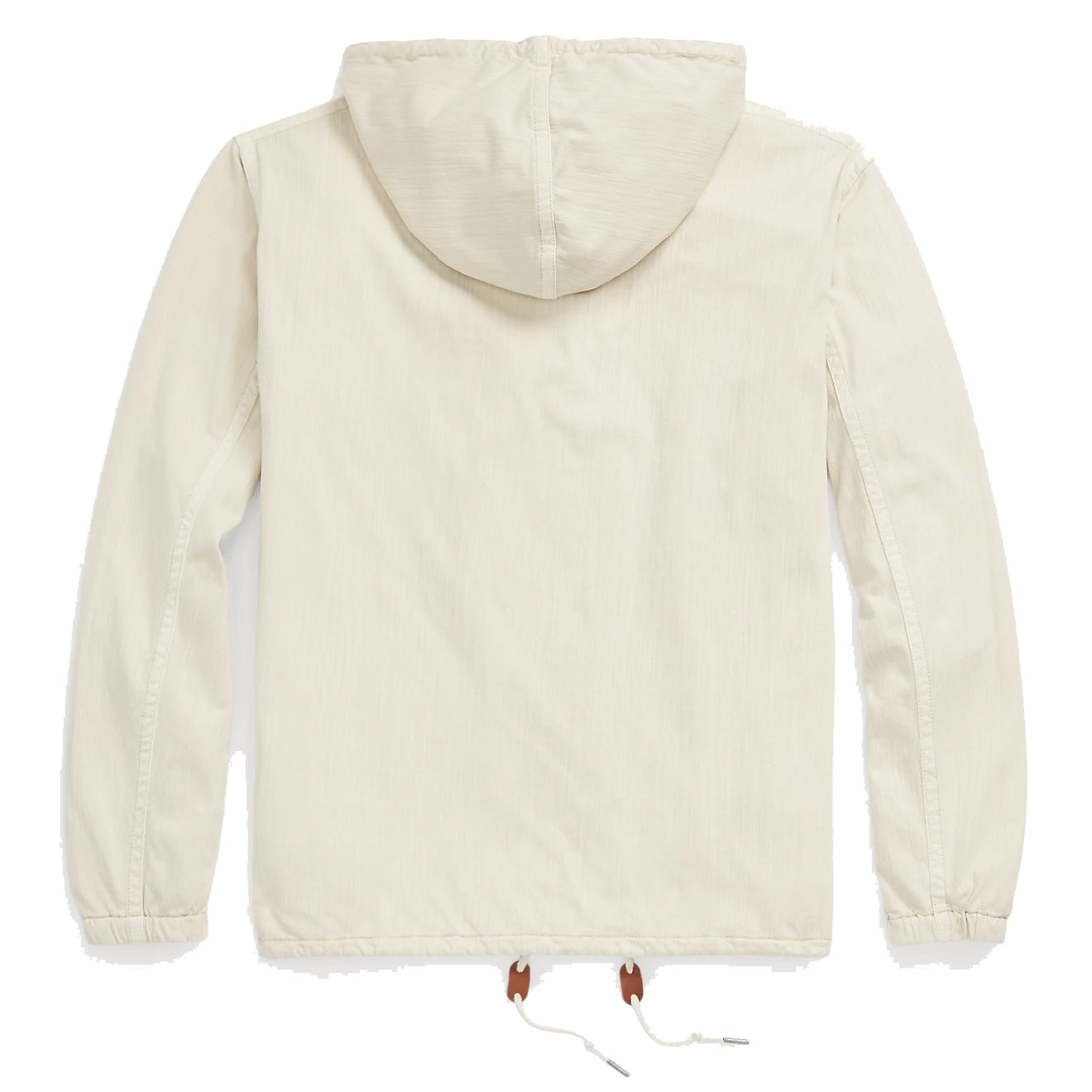 RRL by Ralph Lauren Garment-Dyed Jersey Popover Anorak Cream - The Sporting Lodge