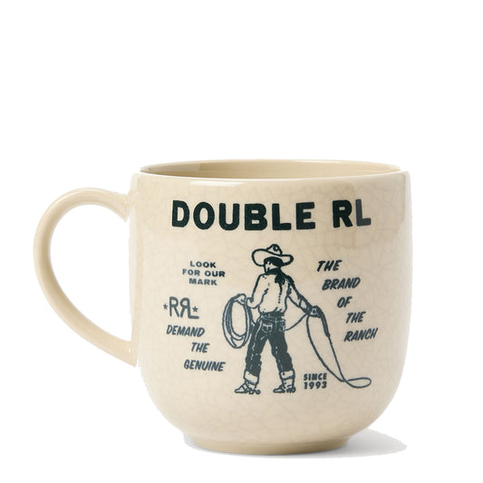 RRL by Ralph Lauren Logo Mug Cream / Black