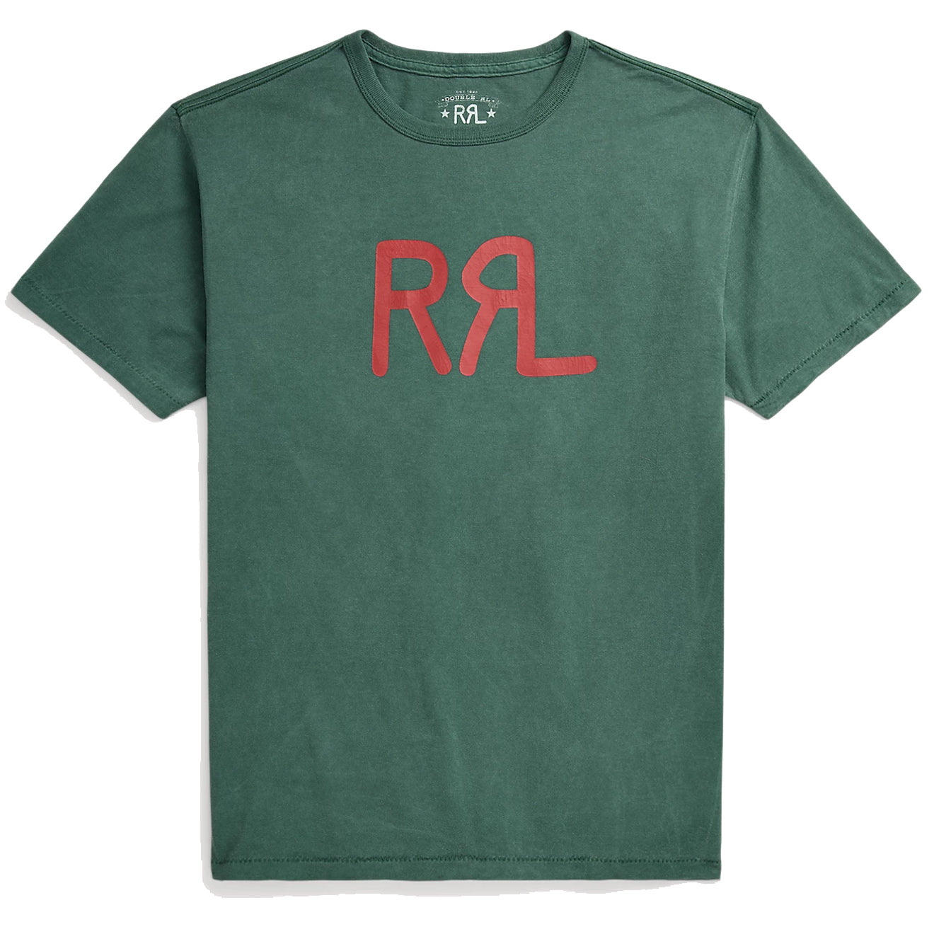 RRL by Ralph Lauren RRL Ranch Logo T-Shirt Pine Forest - The Sporting Lodge