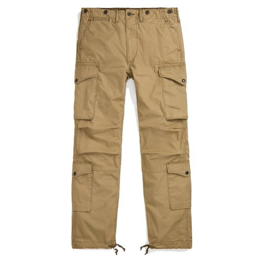 RRL by Ralph Lauren Regiment Poplin Cargo Trouser Dark Khaki