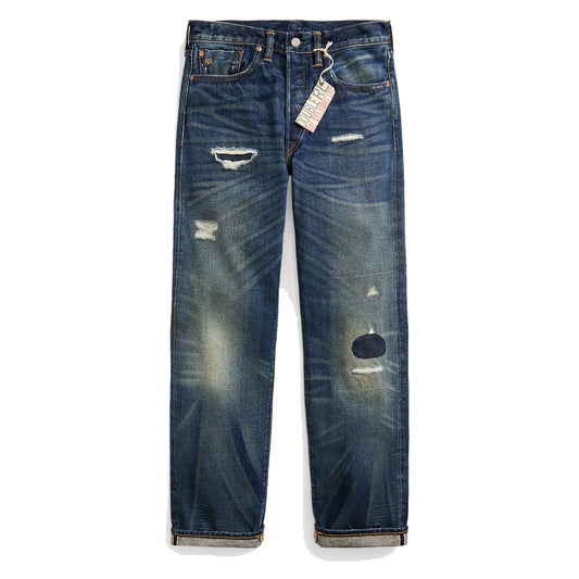 RRL by Ralph Lauren Straight Fit Hawley Selvedge Jean Hawley Wash