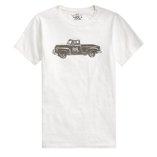 RRL by Ralph Lauren Truck Jersey T-Shirt Paper White - The Sporting Lodge