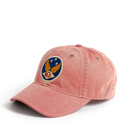 RRL by Ralph Lauren Winged-Logo Baseball Cap Faded Red