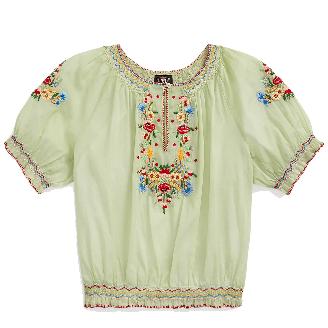 RRL by Ralph Lauren Womens Daniela S/S Blouse Multi - The Sporting Lodge