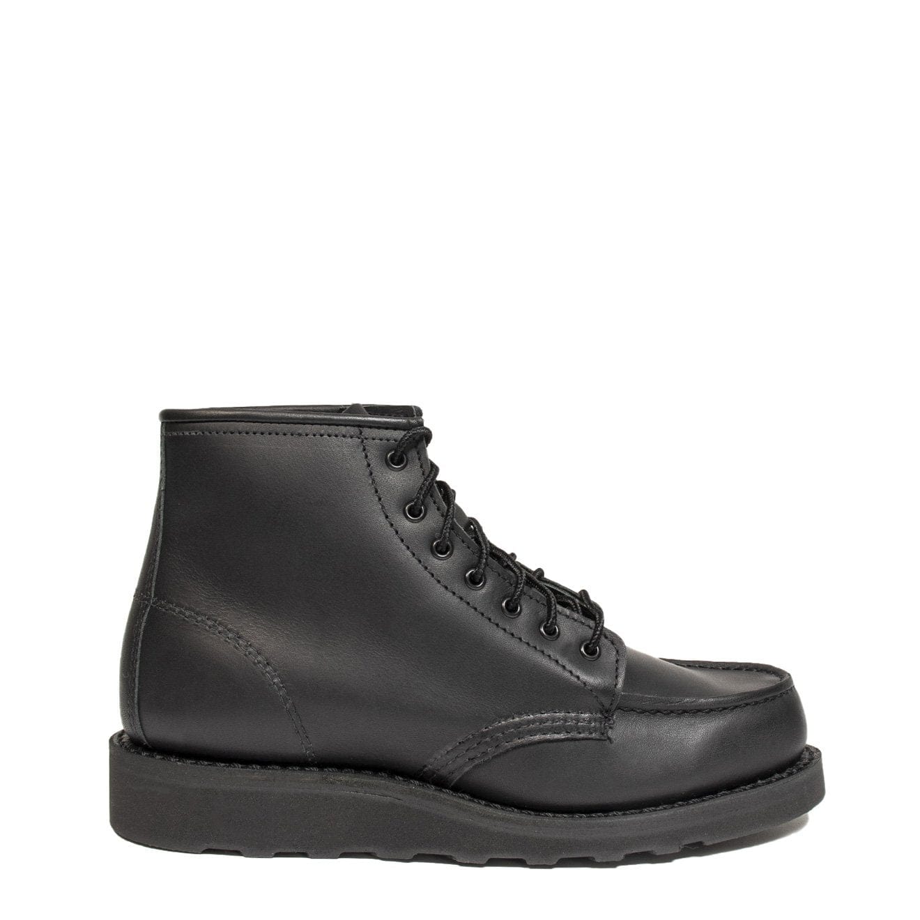 Red Wing Womens 6-inch Classic Moc Black Boundary