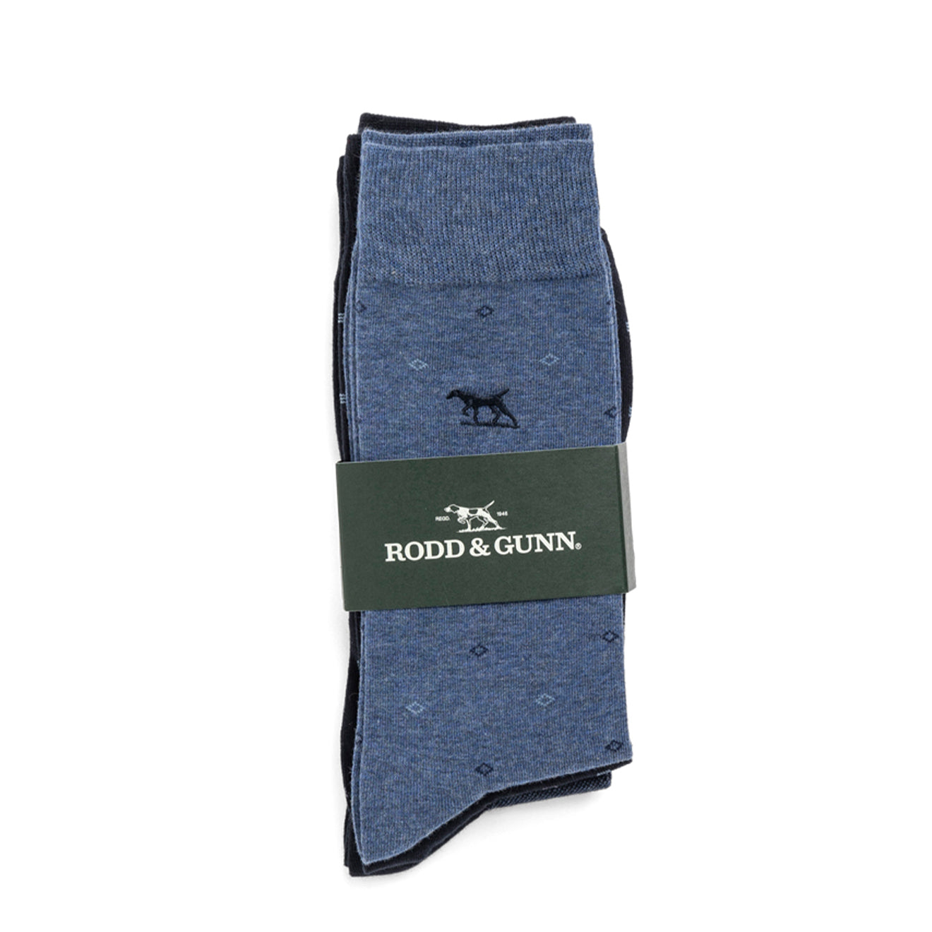 Rodd and Gunn Seacliff Multi Sock 3 Pack Blue Multi