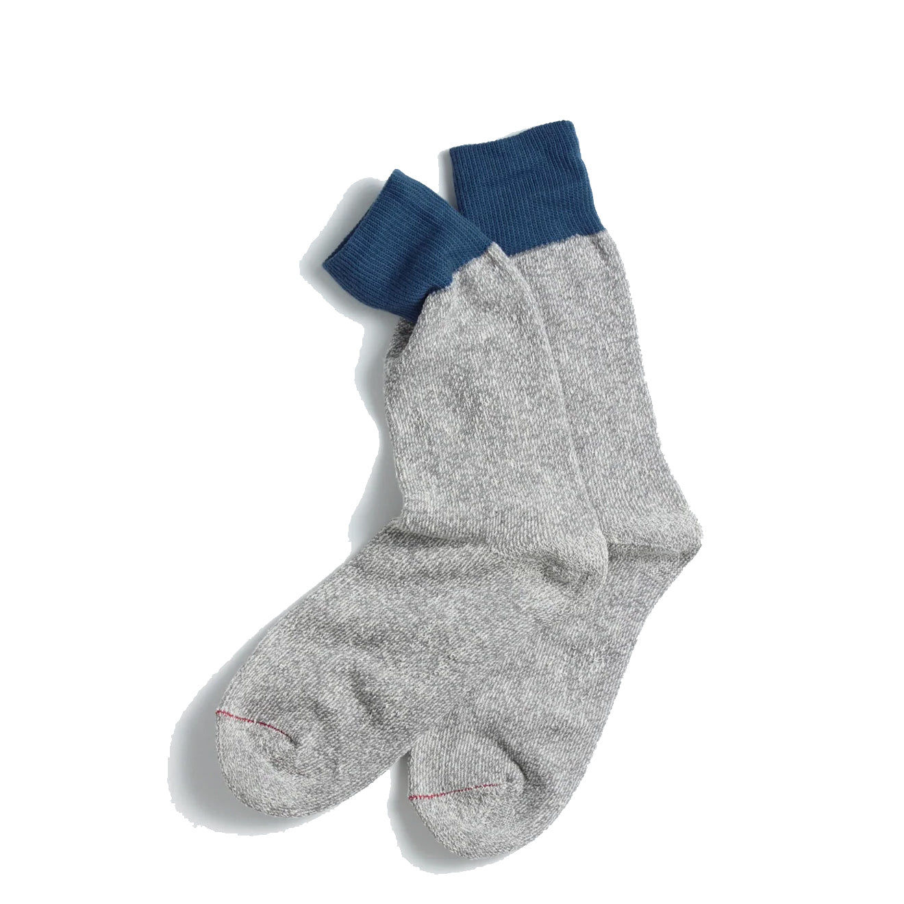 Rototo Double Face Crew Sock Blue / Gray - The Sporting Lodge