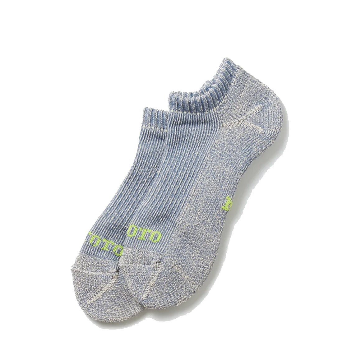 Rototo Hemp Pile Sock Blue