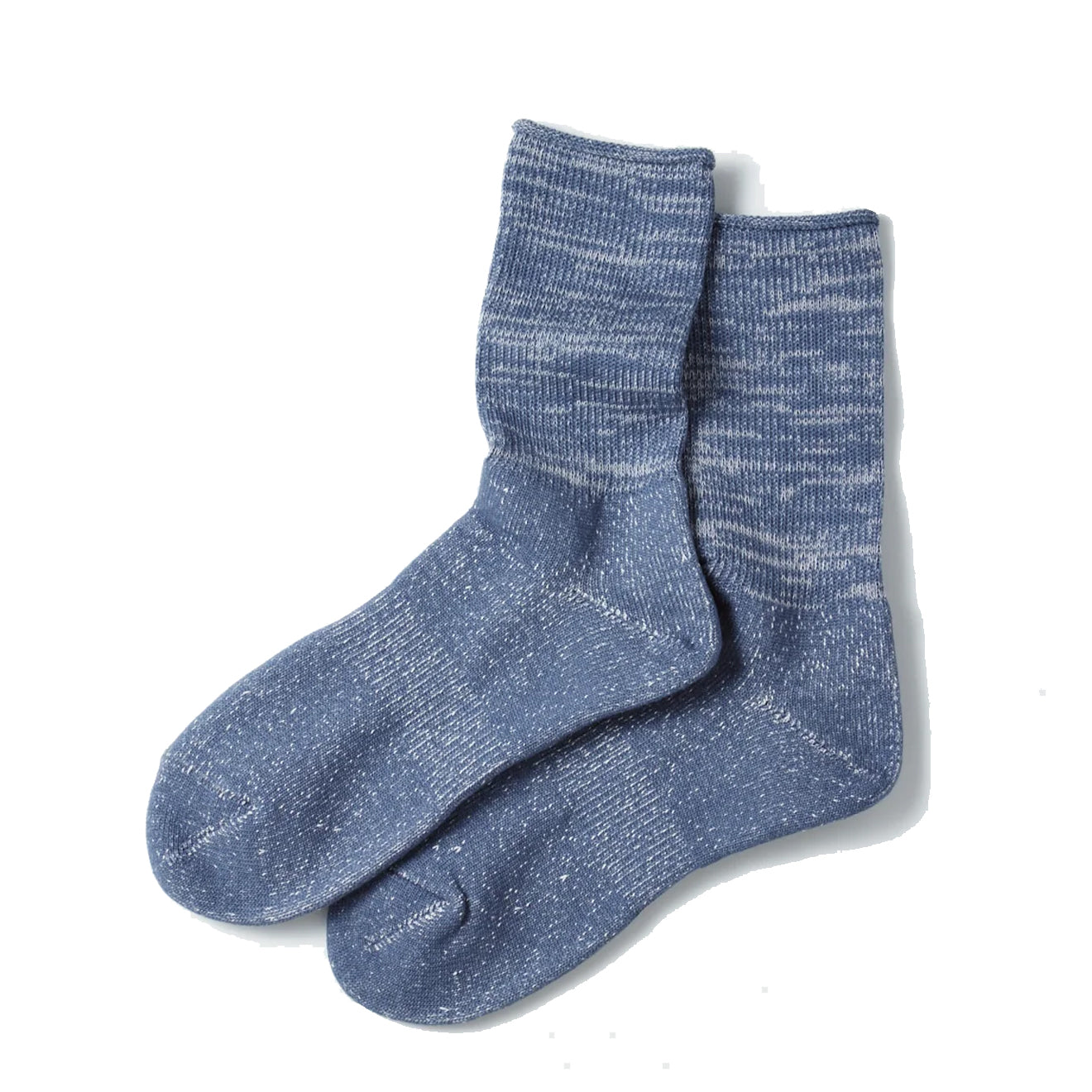 Rototo Washi Pile Crew Sock Slate Blue - The Sporting Lodge