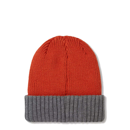 Sealskinz Bacton WP CW Roll Cuff Beanie Hat Orange / Grey - The Sporting Lodge