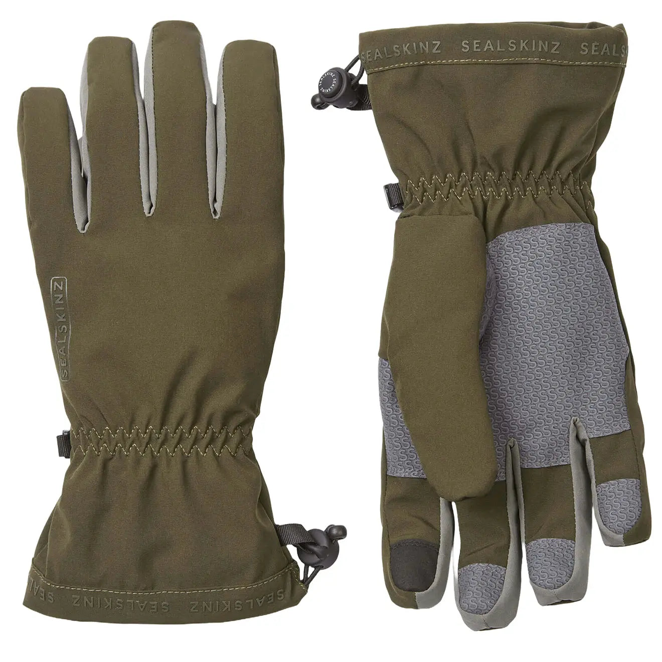 Sealskinz Drayton WP Lightweight Gauntlet Glove Olive - The Sporting Lodge