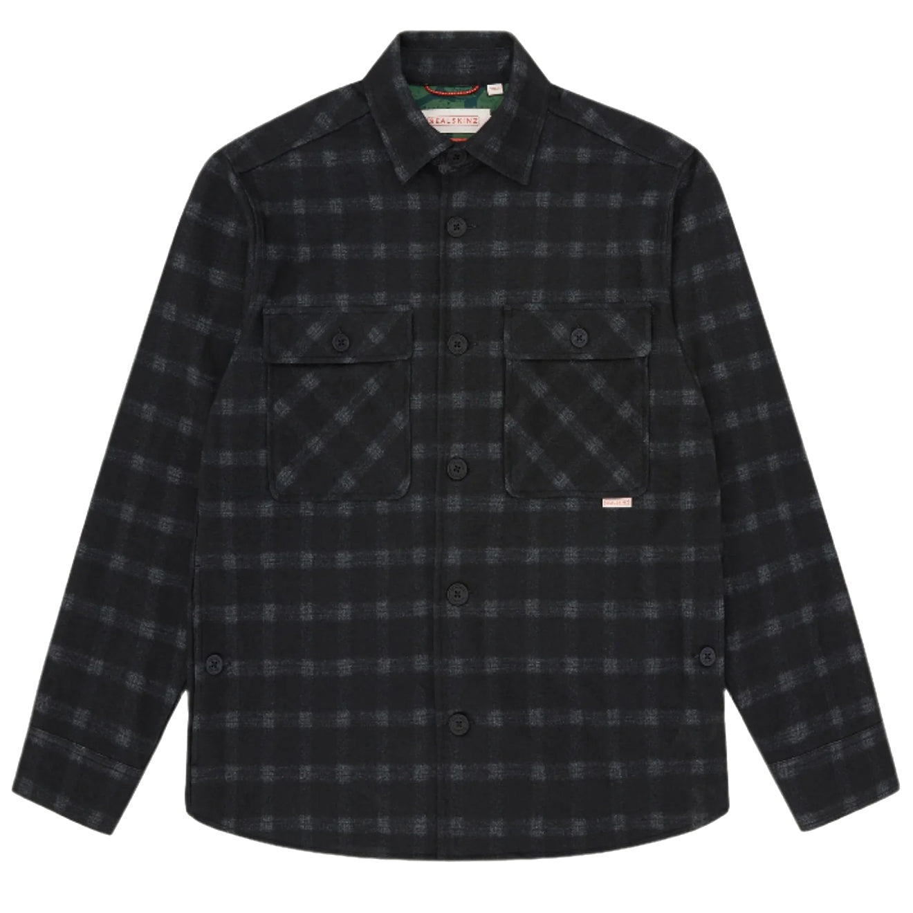 Sealskinz Snettisham Checked Shacket Navy