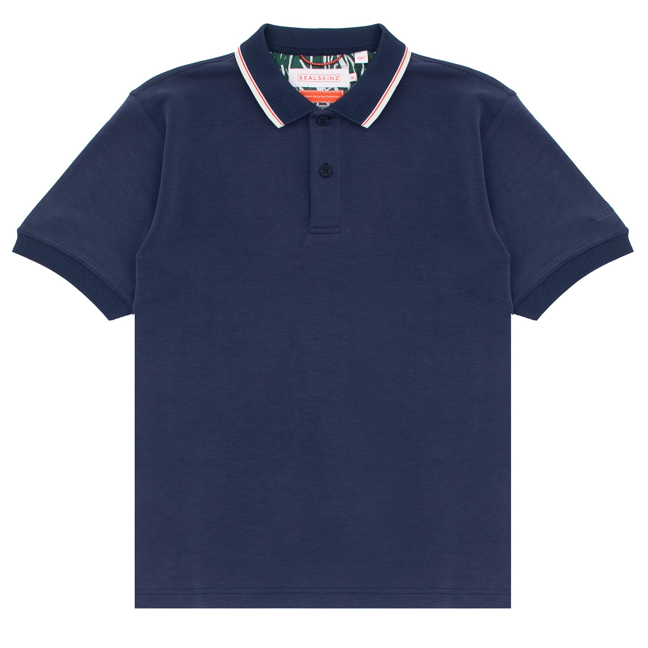 Sealskinz Stalham Polynosic Tipped Collar Polo Shirt Navy - The Sporting Lodge