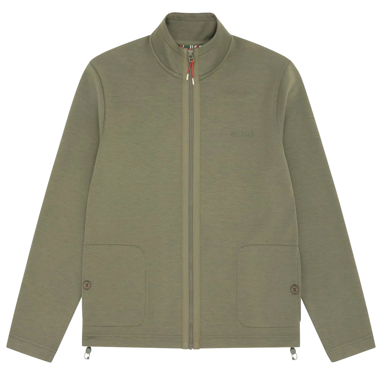 Sealskinz Tibenham Water Repellent Full Zip Sweatshirt Green - The Sporting Lodge