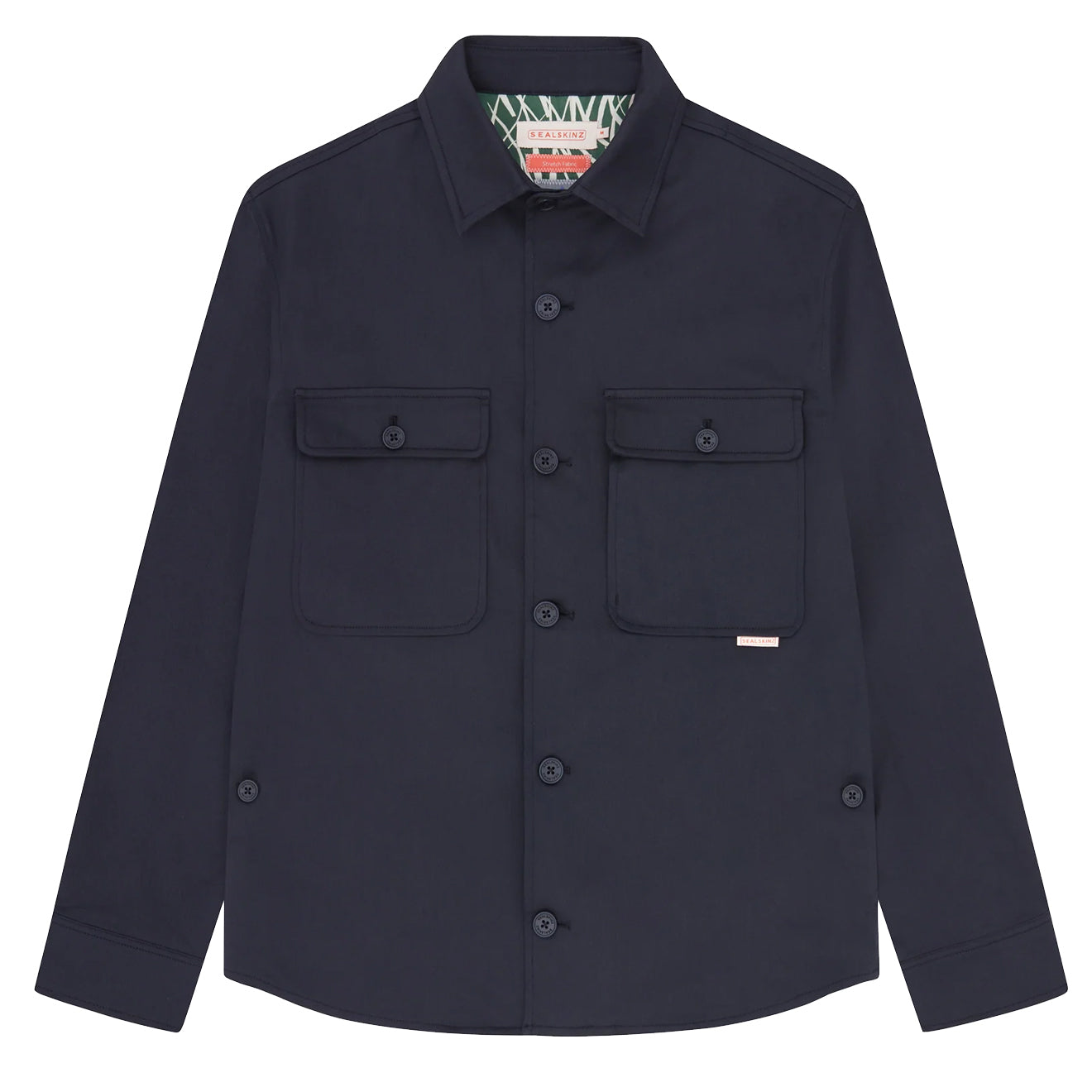 Sealskinz Whissonsett Water Repellent Buttoned Shirt Navy - The Sporting Lodge