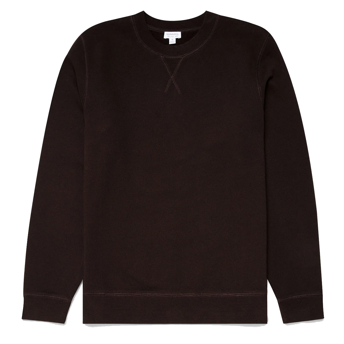 Sunspel Loopback Sweatshirt Coffee