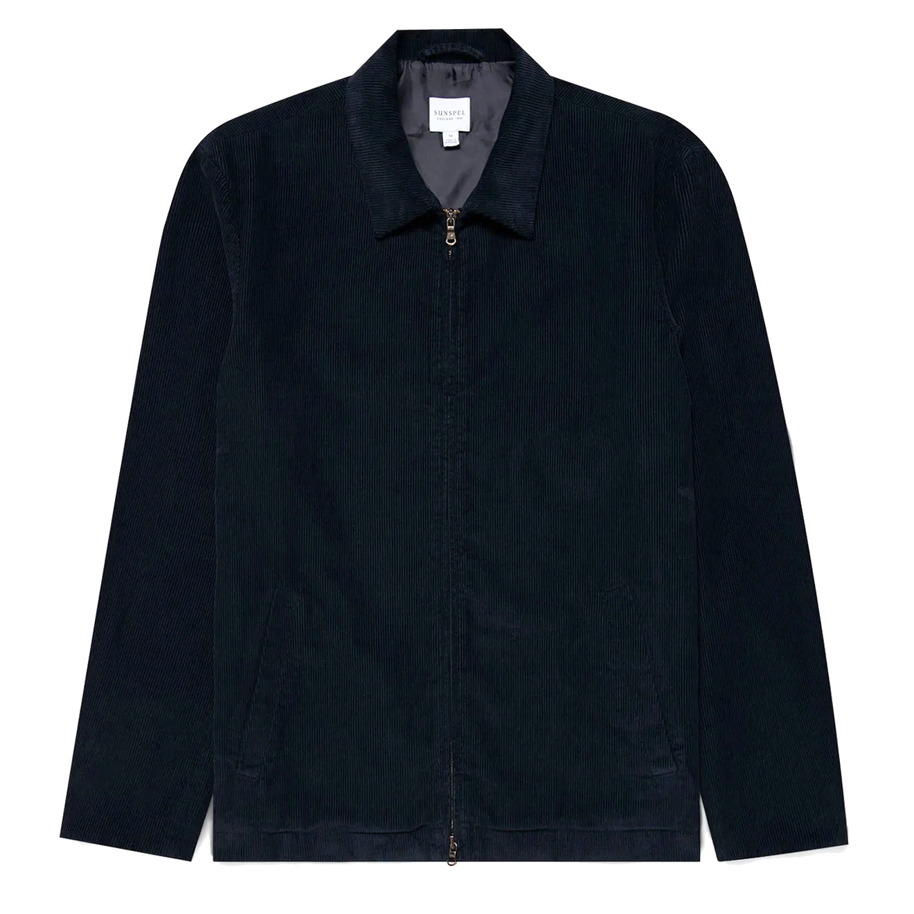 Sunspel Cord Harrington Jacket Navy