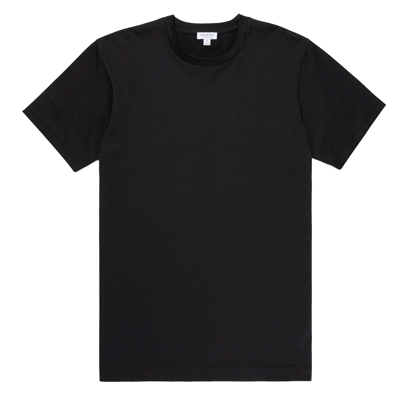 Sunspel Riviera Midweight T-Shirt Black