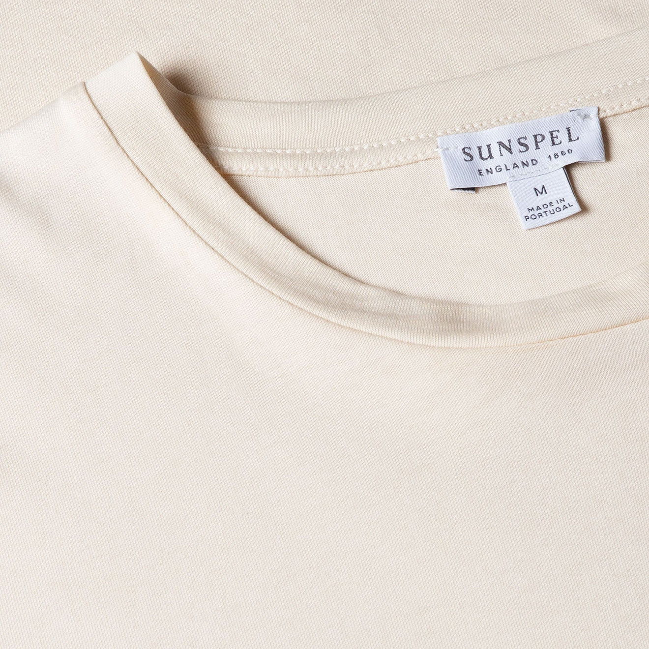 Sunspel Riviera Midweight T-Shirt Undyed - The Sporting Lodge