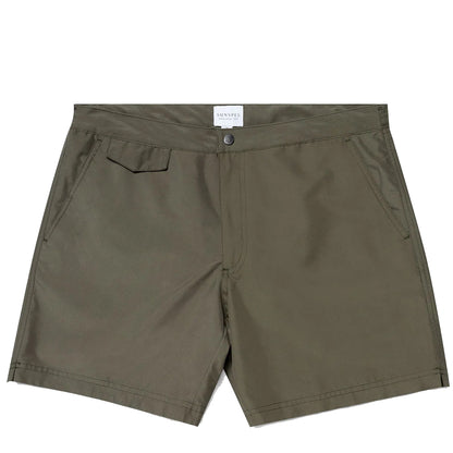 Sunspel Tailored Swim Short Hunter Green - The Sporting Lodge