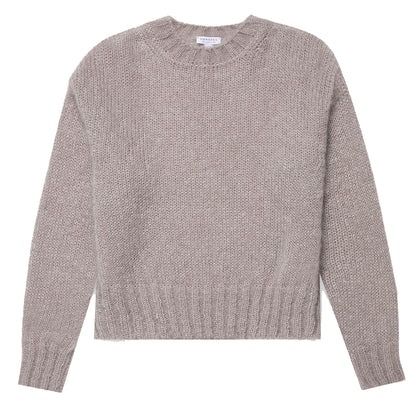 Sunspel Womens Mohair Jumper Sandstone - The Sporting Lodge