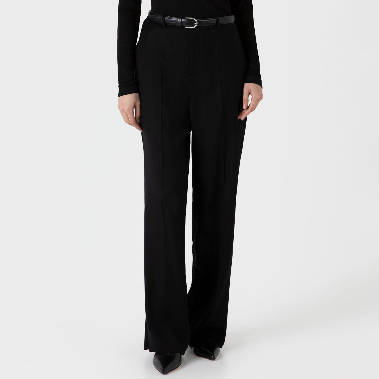 Sunspel Womens Tailored Trouser Black