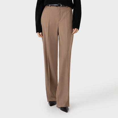 Sunspel Womens Tailored Trouser Light Camel