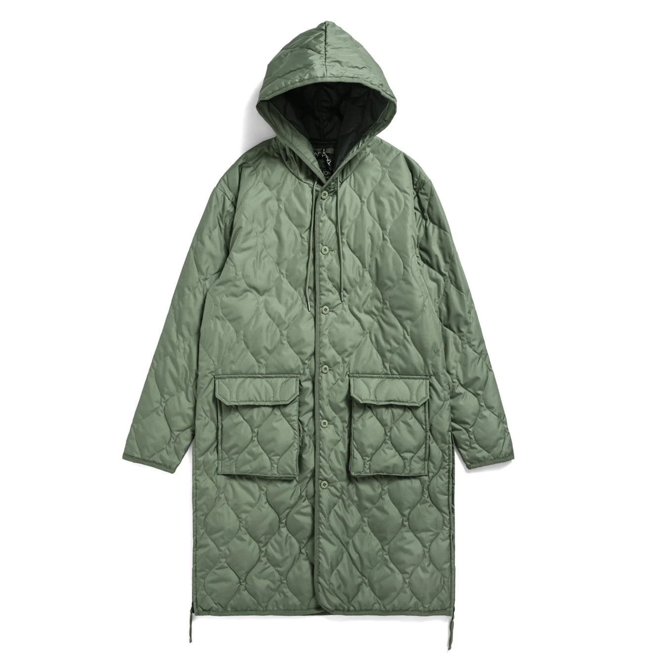 Green down coat womens hotsell