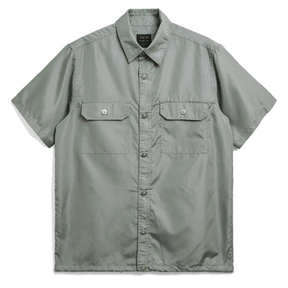 Taion Military Half Sleeve Shirt Dark Sage Green - The Sporting Lodge