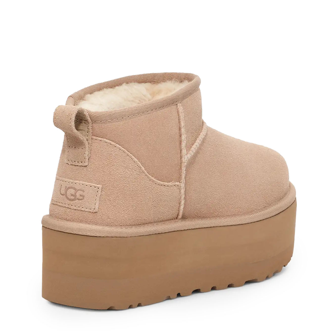 UGG Womens Classic Ultra Mini Platform Boot Sand - The Sporting Lodge