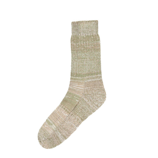 Uskees 4006 Organic Cotton Sock Khaki Mix