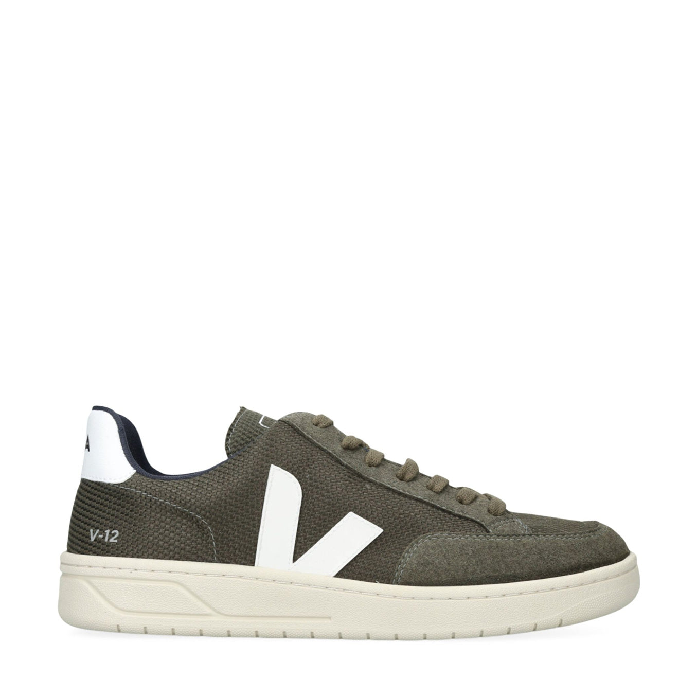 Veja V-12 B-Mesh Trainer Olive-White - The Sporting Lodge