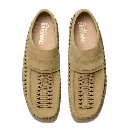 Clarks Originals WB Loafer Weave Maple Suede - The Sporting Lodge