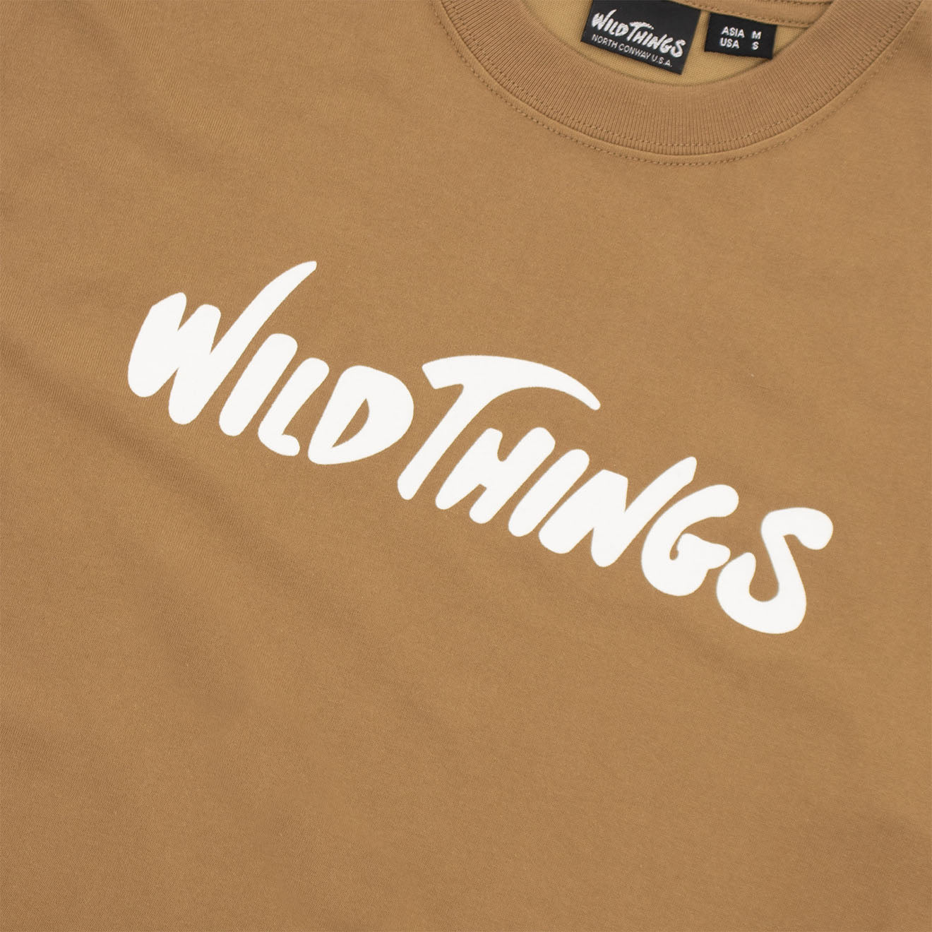 Wild Things Logo Tee Khaki