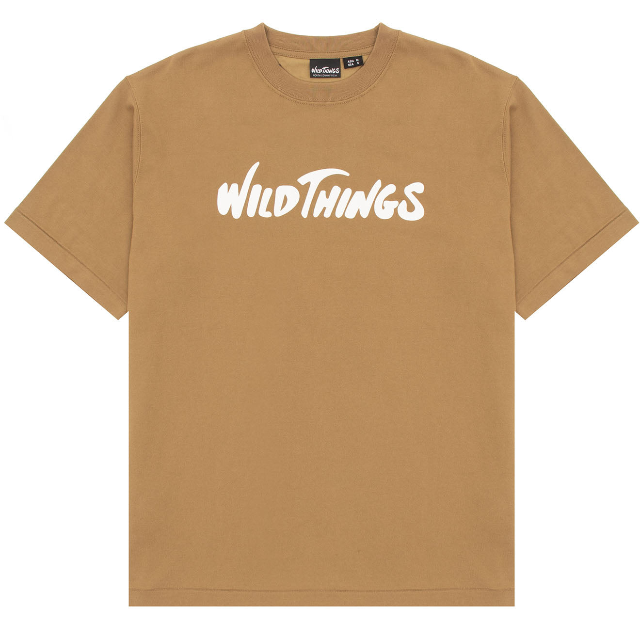 Wild Things Logo Tee Khaki