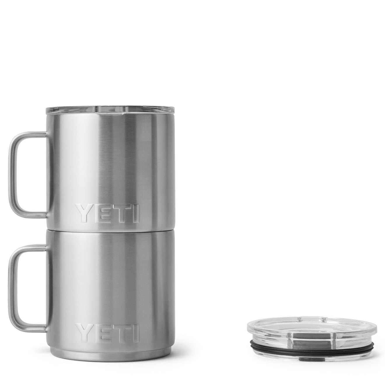 YETI Rambler 14oz Stackable Mug MS Stainless Steel - The Sporting Lodge