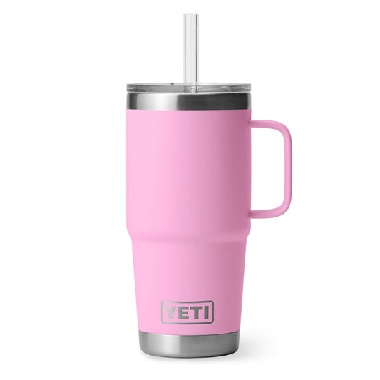 YETI Rambler 26oz Straw Cup Power Pink