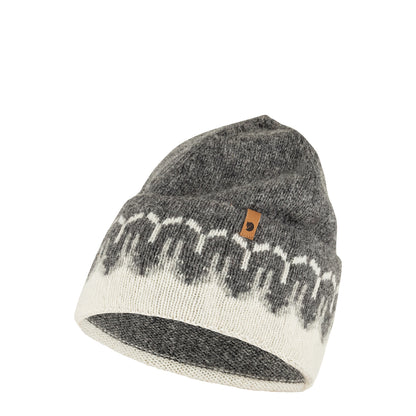 Fjallraven Path Knit Beanie Chalk White / Grey - The Sporting Lodge