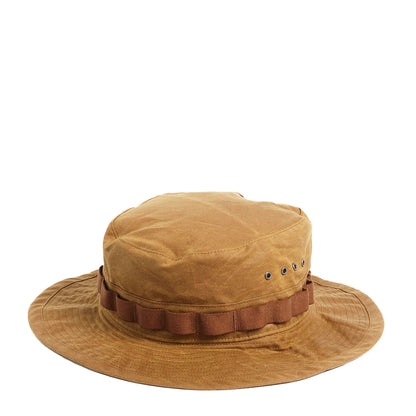 RRL by Ralph Lauren Oilcloth Bucket Hat Brown - The Sporting Lodge