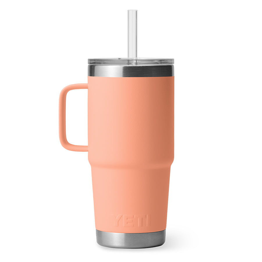 YETI Rambler 25oz Straw Mug Lowcountry Peach - The Sporting Lodge