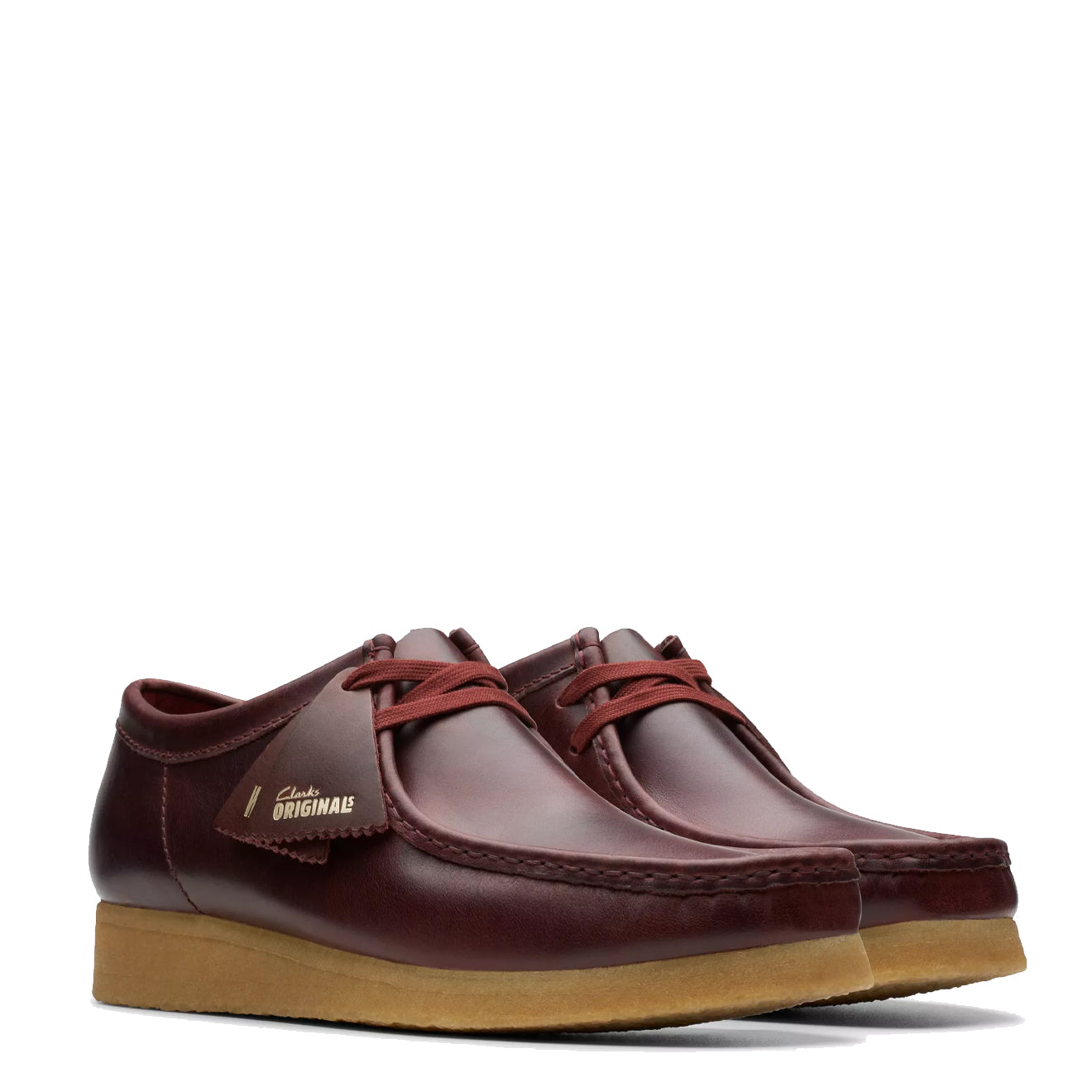 Clarks Originals Wallabee Deep Red Leather - The Sporting Lodge