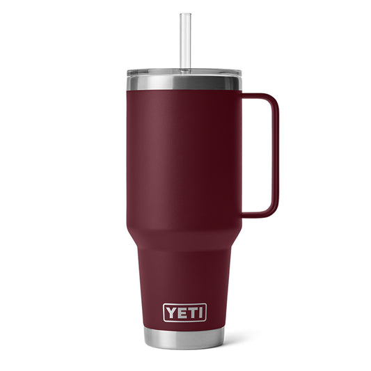 YETI Rambler 42oz Straw Mug Wild Vine Red - The Sporting Lodge